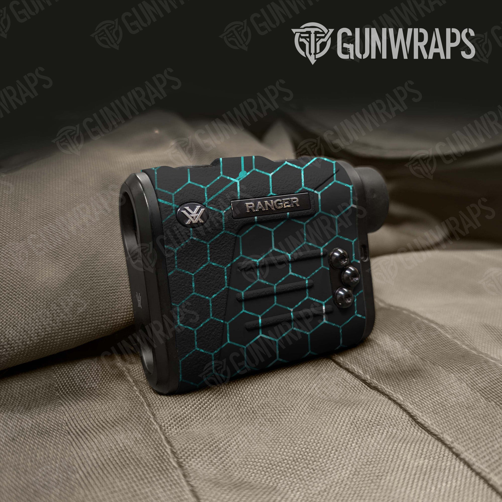 Vivid Hex Tiffany Blue Gun Skin Vinyl Wrap
