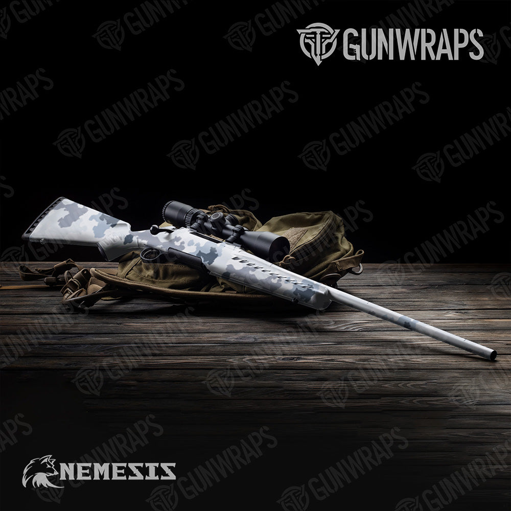 Rifle Large Nemesis Snow Tundra Gun Skin Vinyl Wrap