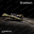 Rifle Large Nemesis Woodlands Wolf Gun Skin Vinyl Wrap