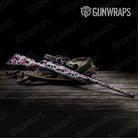 Old School Duck Magenta Tiger Gun Skin Vinyl Wrap