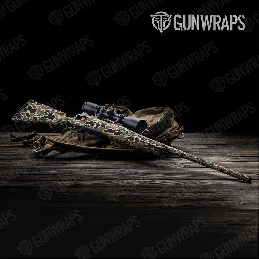Old School Duck Woodland Gun Skin Vinyl Wrap
