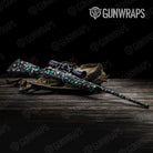 Rifle Paintball Tiffany Blue Tiger Gun Skin Vinyl Wrap