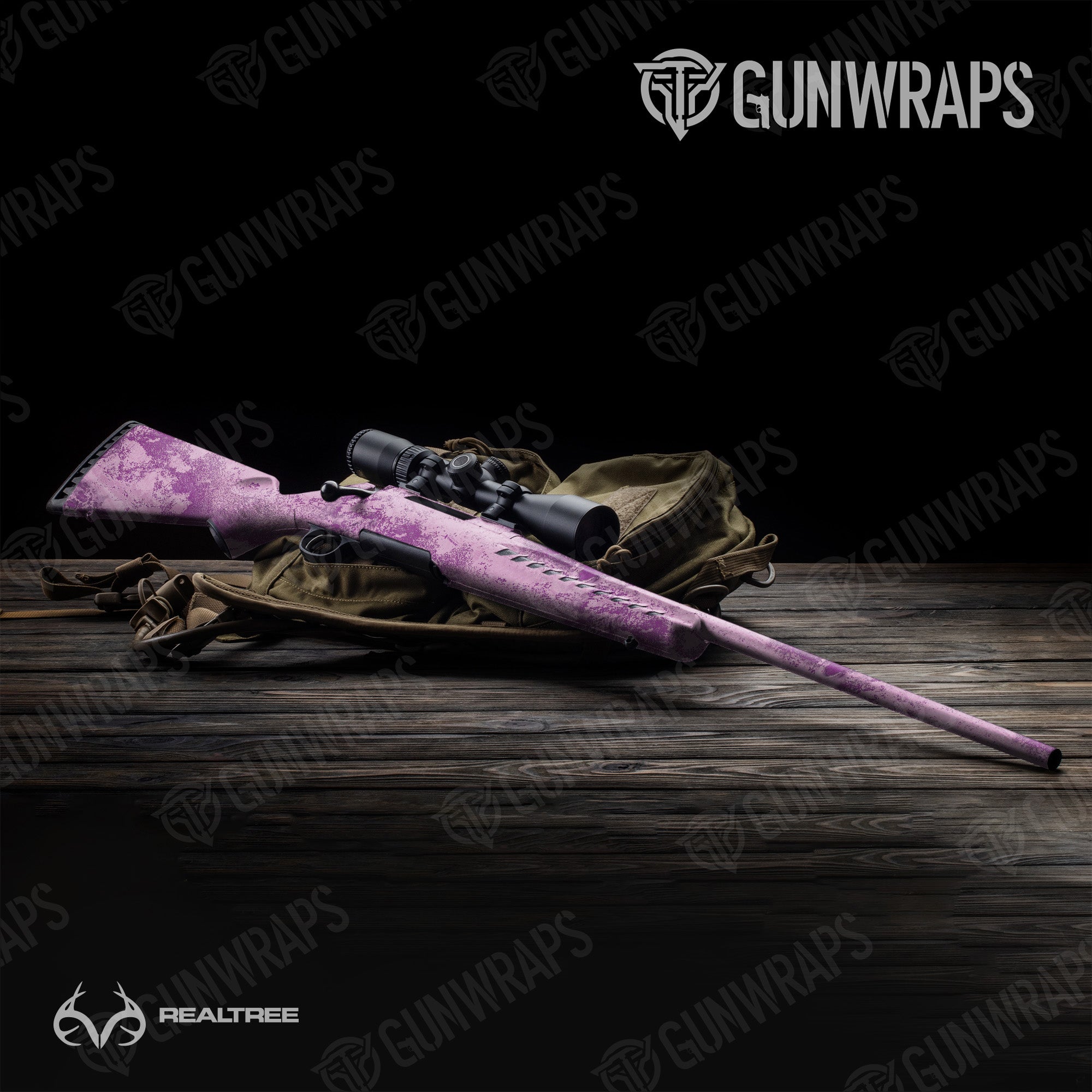 Rifle Realtree XTREME Passion Pink Camo Gun Skin Vinyl Wrap