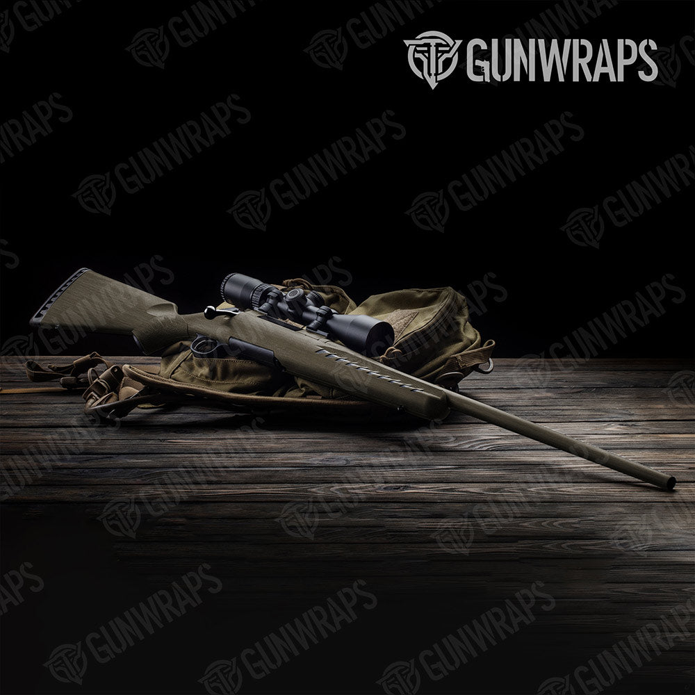 Woodgrain Bango Gun Skin Vinyl Wrap