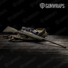 Woodgrain Bango Gun Skin Vinyl Wrap