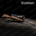 Woodgrain Dallas Gun Skin Vinyl Wrap