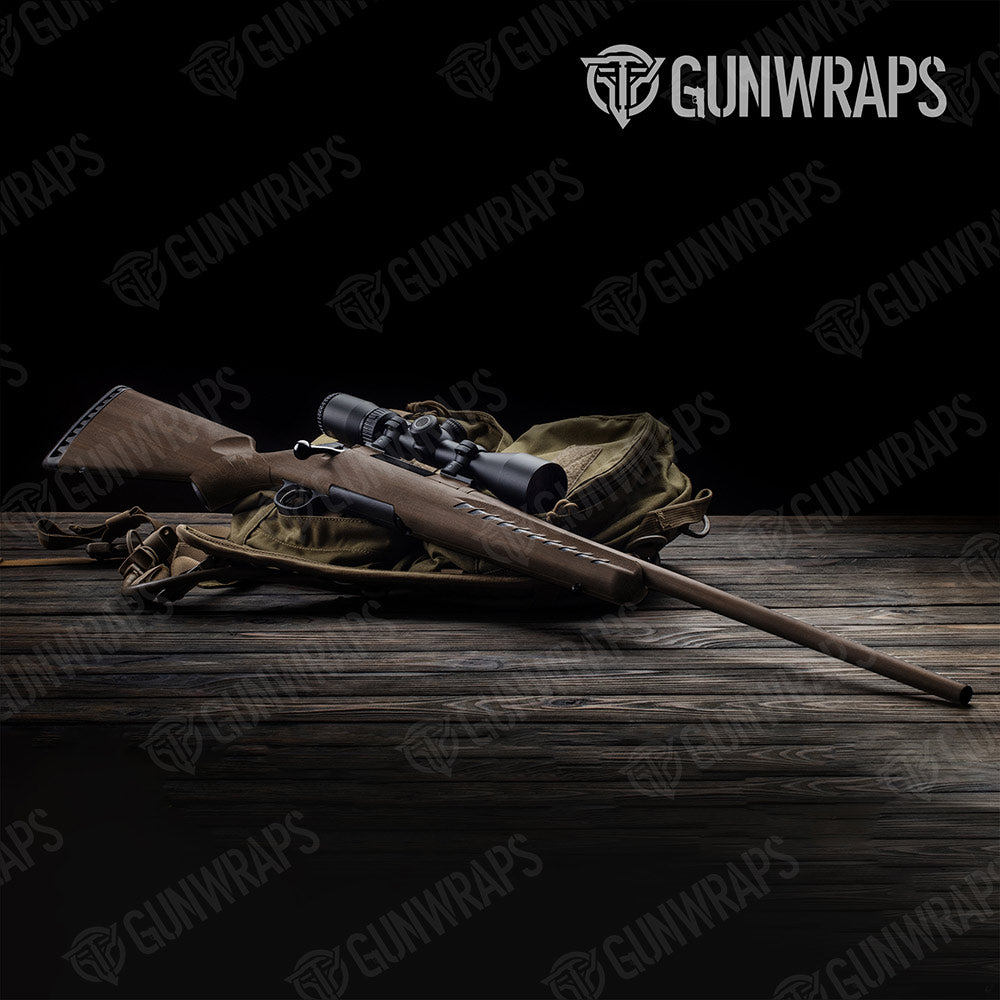 Woodgrain Recife Gun Skin Vinyl Wrap