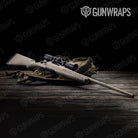 Woodgrain Stockholm Gun Skin Vinyl Wrap