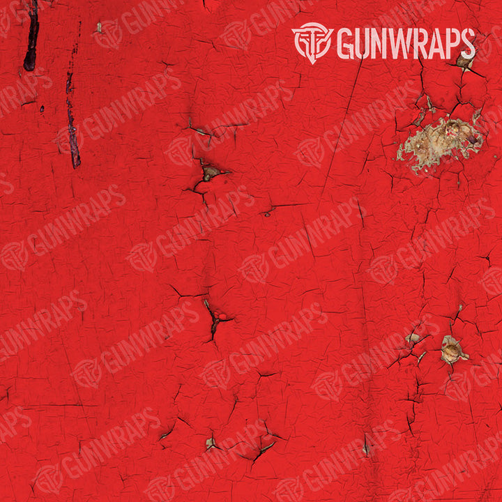 Universal Sheet Rust 3D Red Gun Skin Pattern