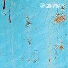 Rifle Rust 3D Tiffany Blue Gun Skin Pattern