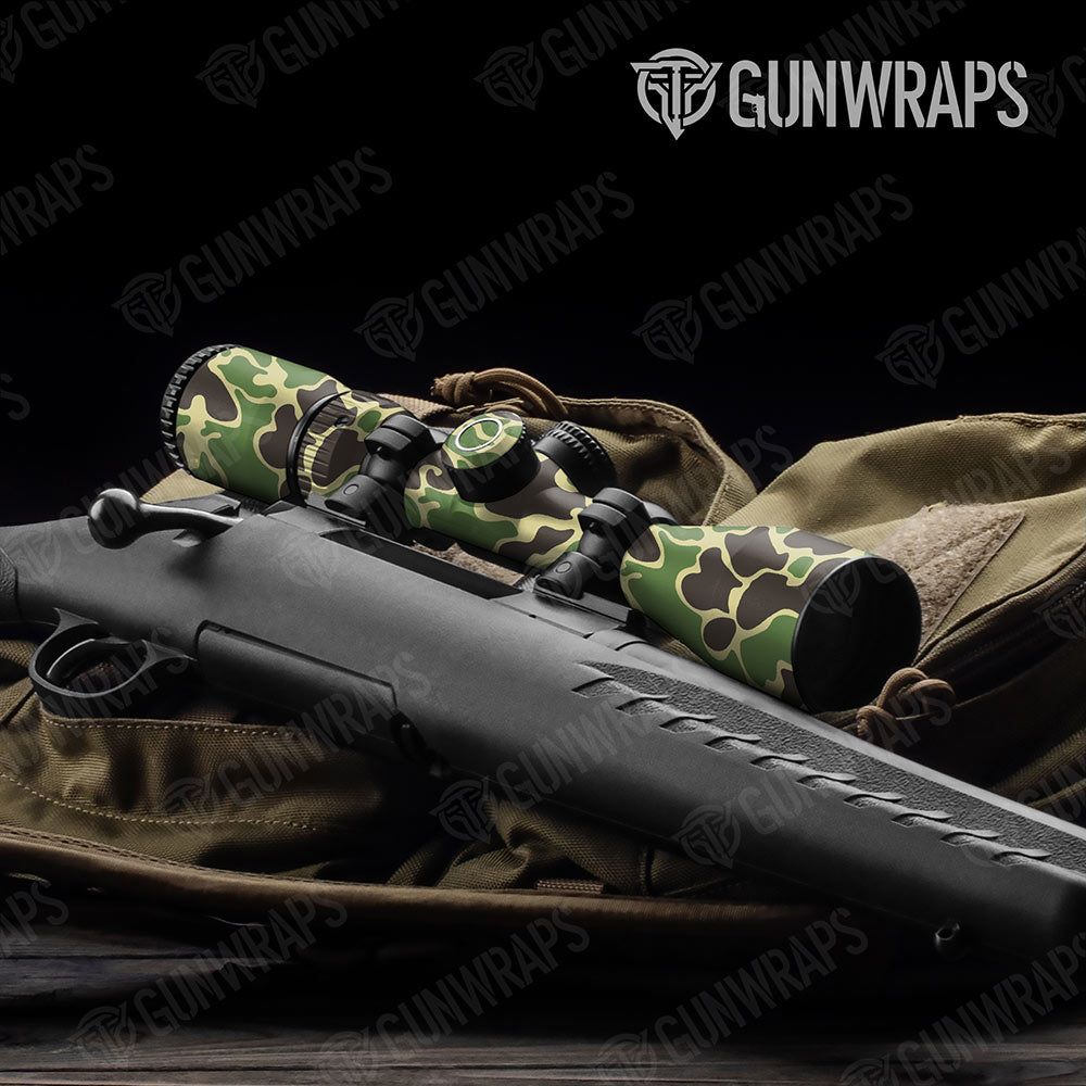 Old School Duck Jungle Gun Skin Vinyl Wrap
