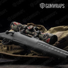 Old School Duck Militant Red Gun Skin Vinyl Wrap
