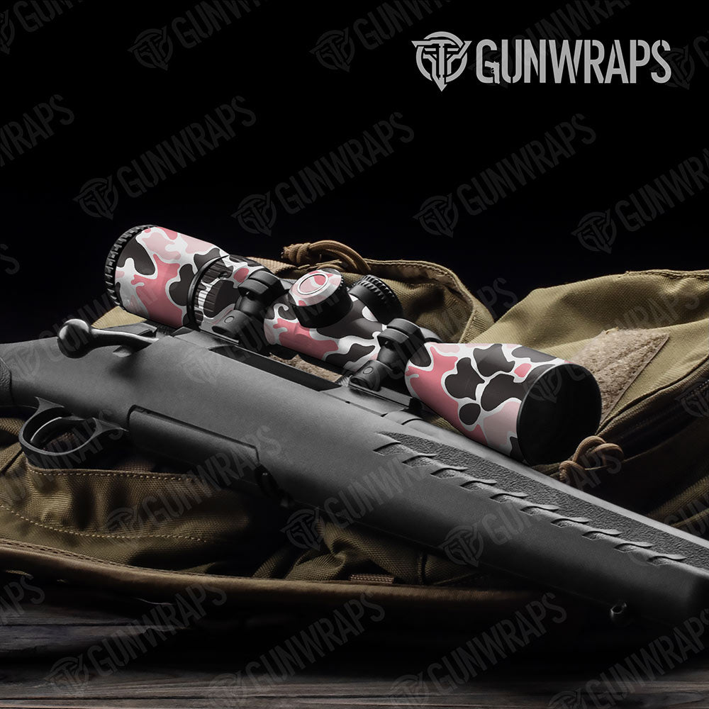 Old School Duck Pink Gun Skin Vinyl Wrap