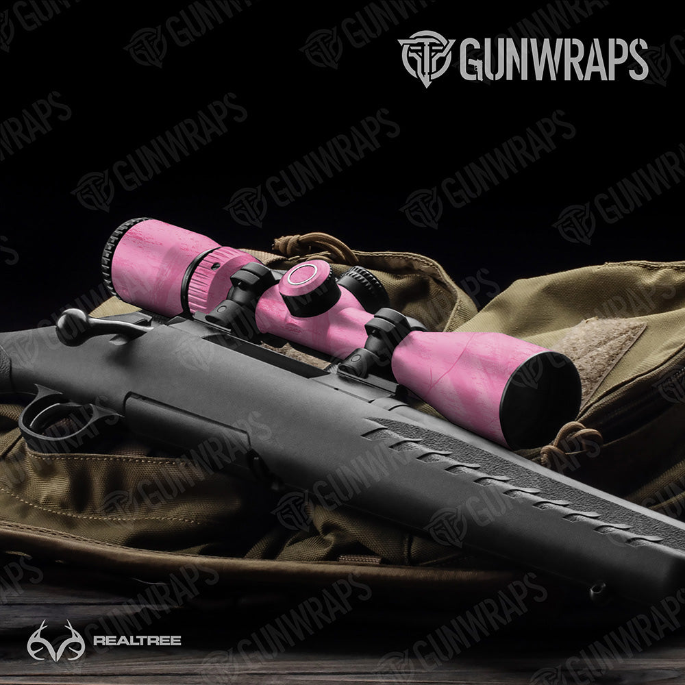 Scope Realtree Fishing Pink Camo Gear Skin Vinyl Wrap