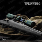 Scope Realtree WAV3 Blue Yellow Camo Gun Skin Vinyl Wrap