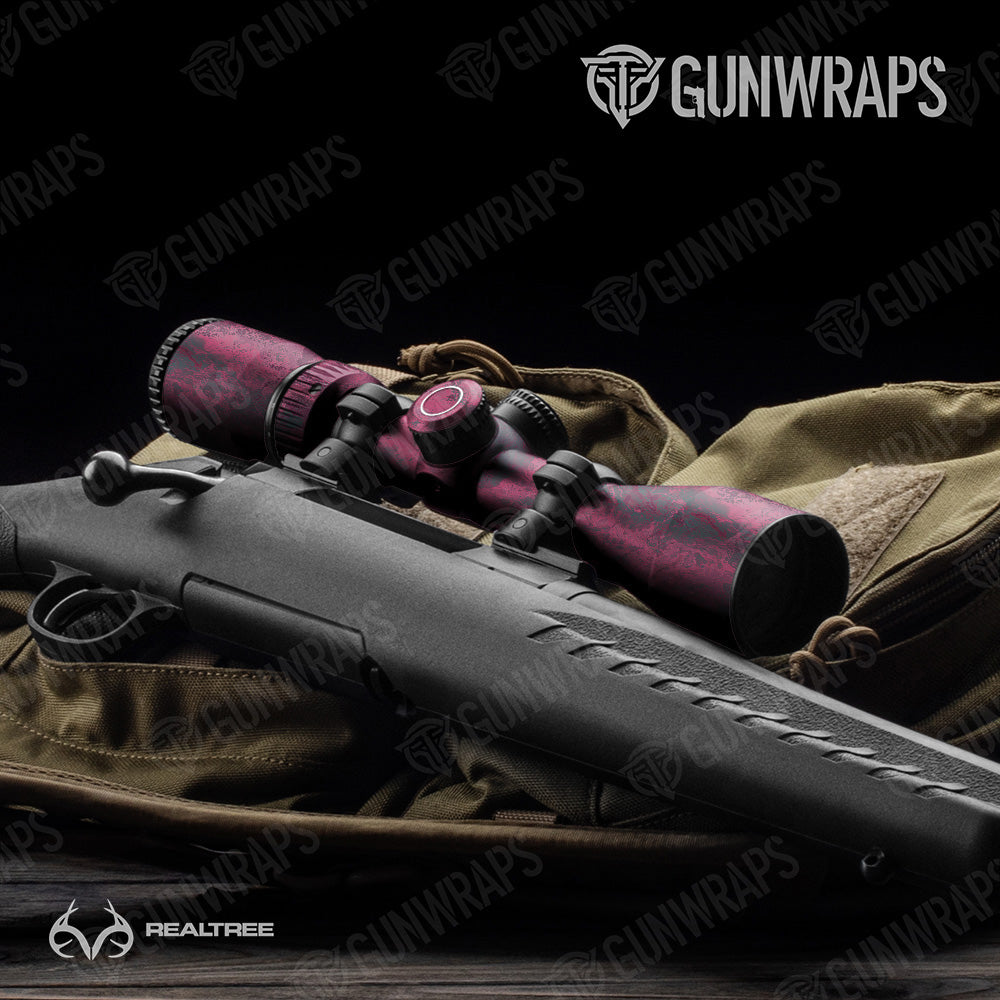 Scope Realtree XTREME Dark Magenta Camo Gun Skin Vinyl Wrap