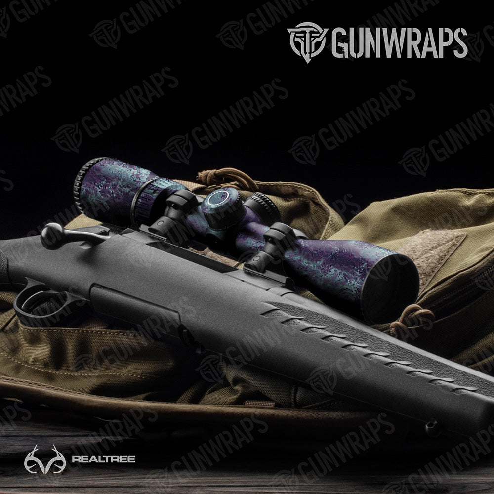 Scope Realtree XTREME Frozen Grape Camo Gun Skin Vinyl Wrap