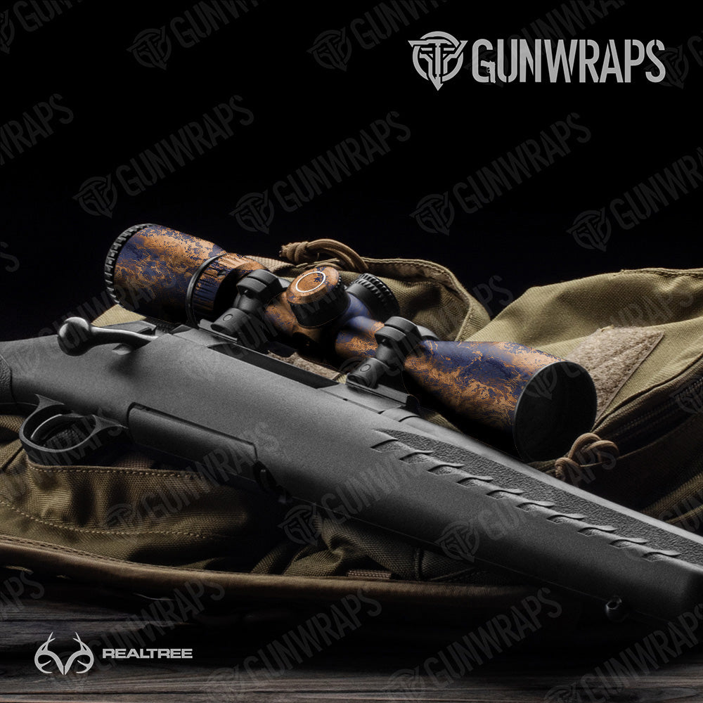 Scope Realtree XTREME Spiced Navy Camo Gun Skin Vinyl Wrap