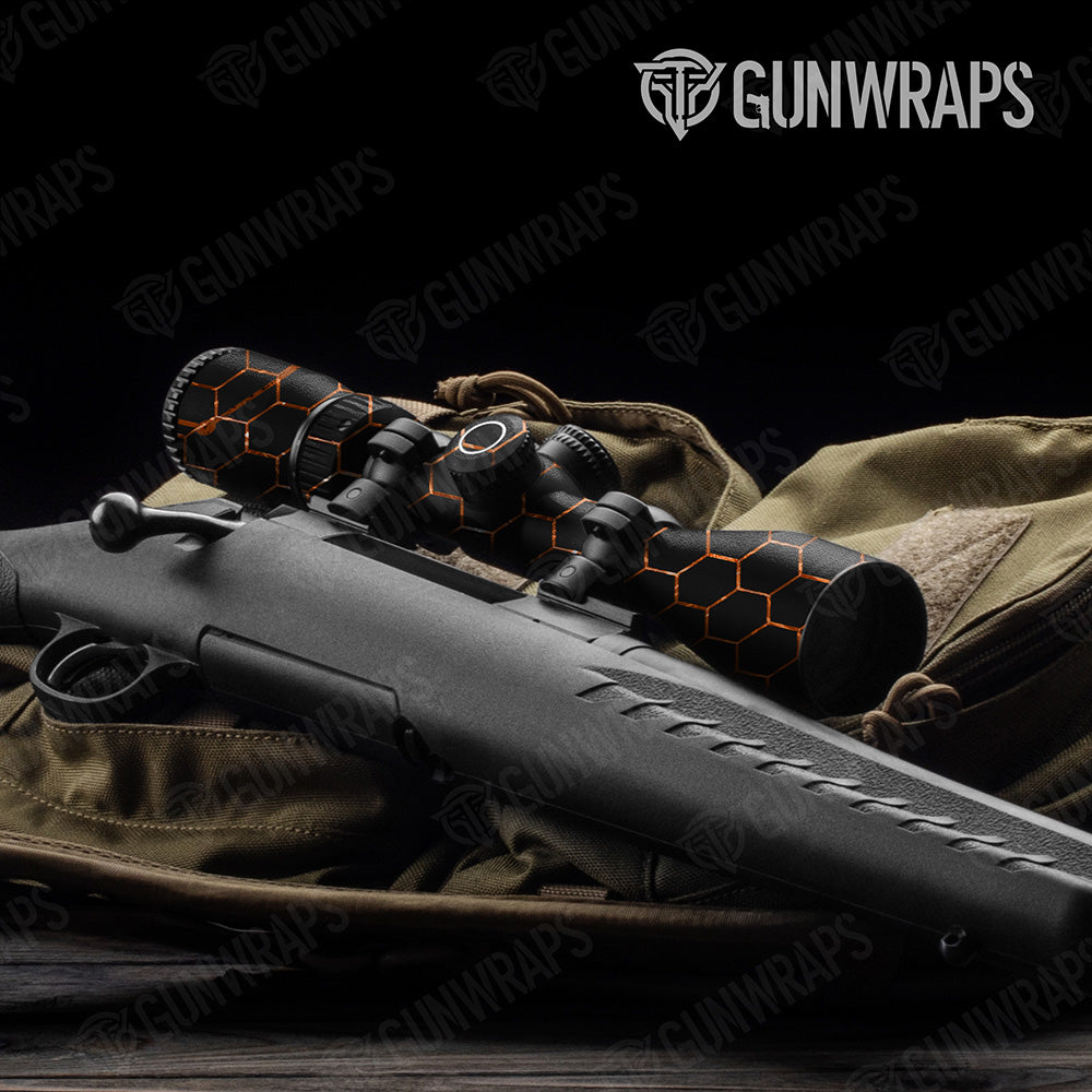 Vivid Hex Orange Gun Skin Vinyl Wrap