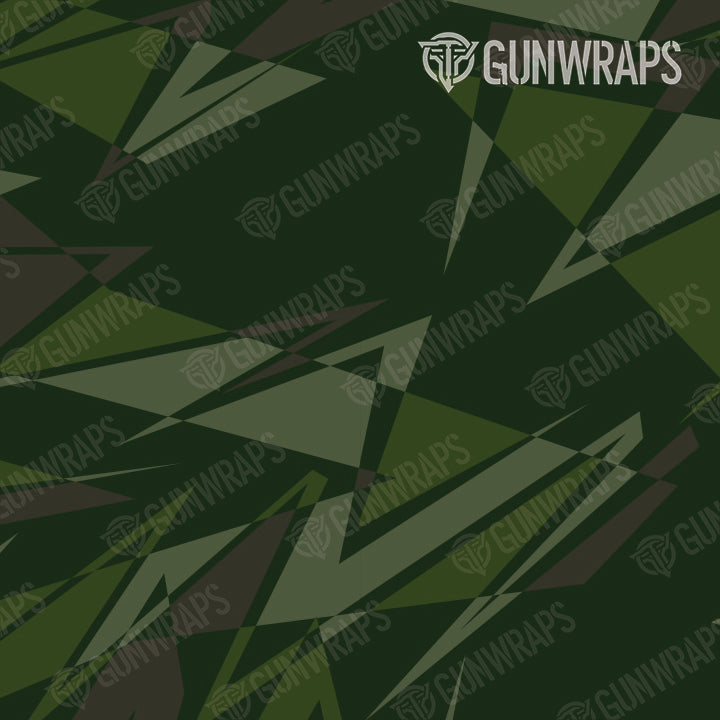 Knife Sharp Army Dark Green Camo Gear Skin Pattern