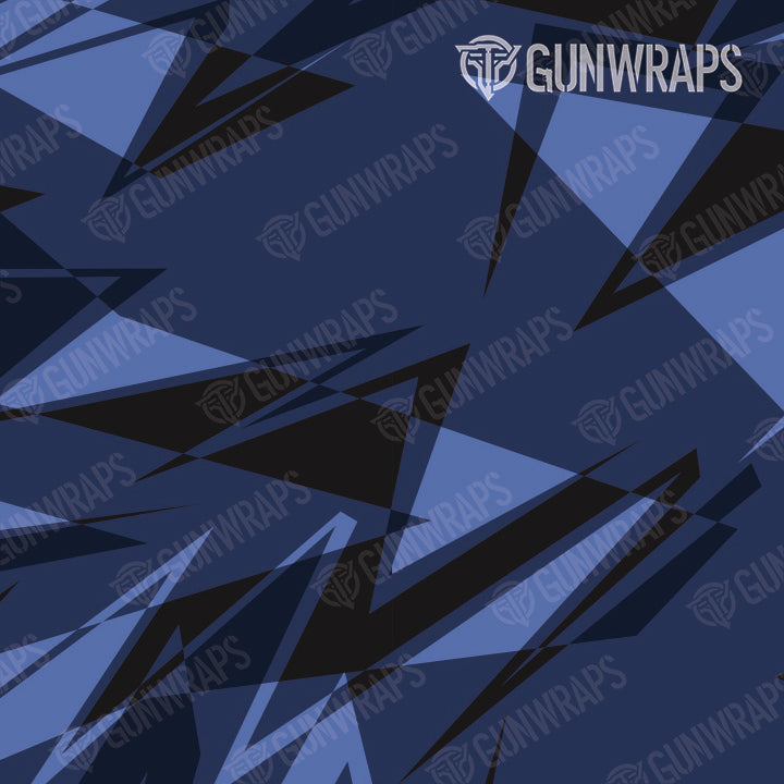 Rifle Sharp Blue Midnight Camo Gun Skin Pattern