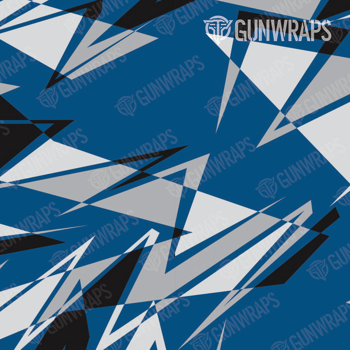 Rifle Sharp Blue Tiger Camo Gun Skin Pattern