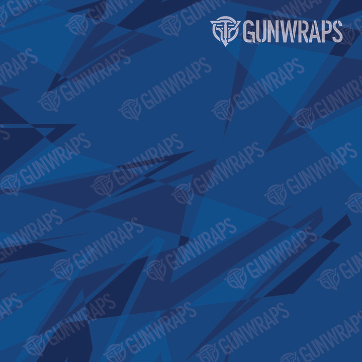 Universal Sheet Sharp Elite Blue Camo Gun Skin Pattern