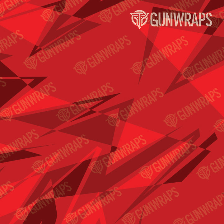 Universal Sheet Sharp Elite Red Camo Gun Skin Pattern