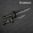 Sharp Militant Blood Camo Knife Gear Skin Vinyl Wrap