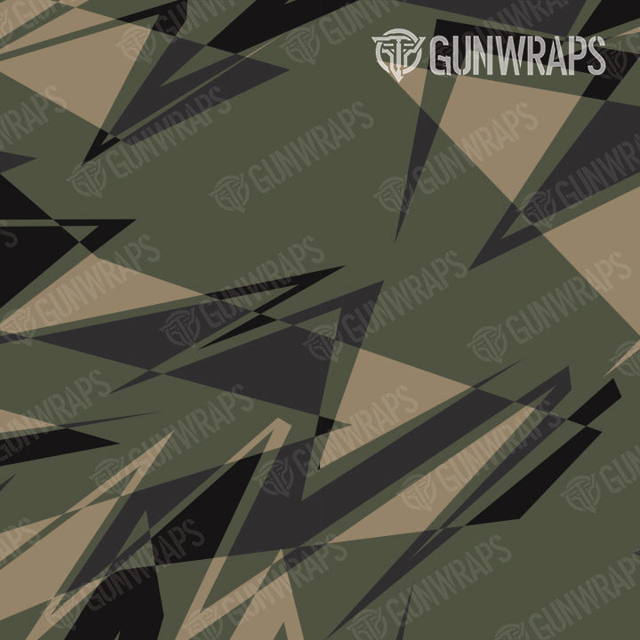 Universal Sheet Sharp Militant Charcoal Camo Gun Skin Pattern