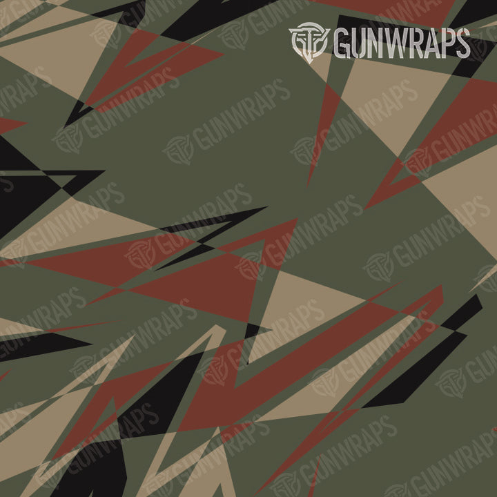 Pistol & Revolver Sharp Militant Copper Camo Gun Skin Pattern