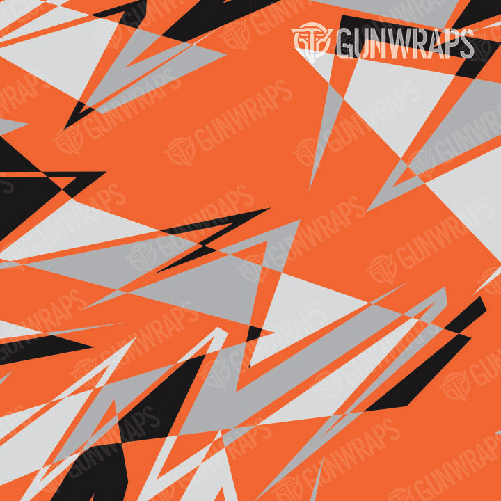 Universal Sheet Sharp Orange Tiger Camo Gun Skin Pattern