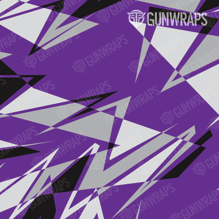 Universal Sheet Sharp Purple Tiger Camo Gun Skin Pattern