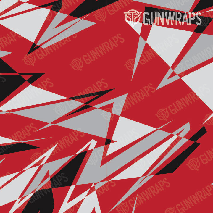 Universal Sheet Sharp Red Tiger Camo Gun Skin Pattern