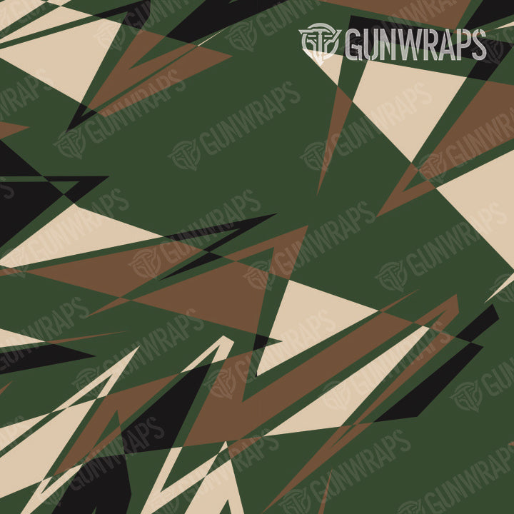 Universal Sheet Sharp Woodland Camo Gun Skin Pattern