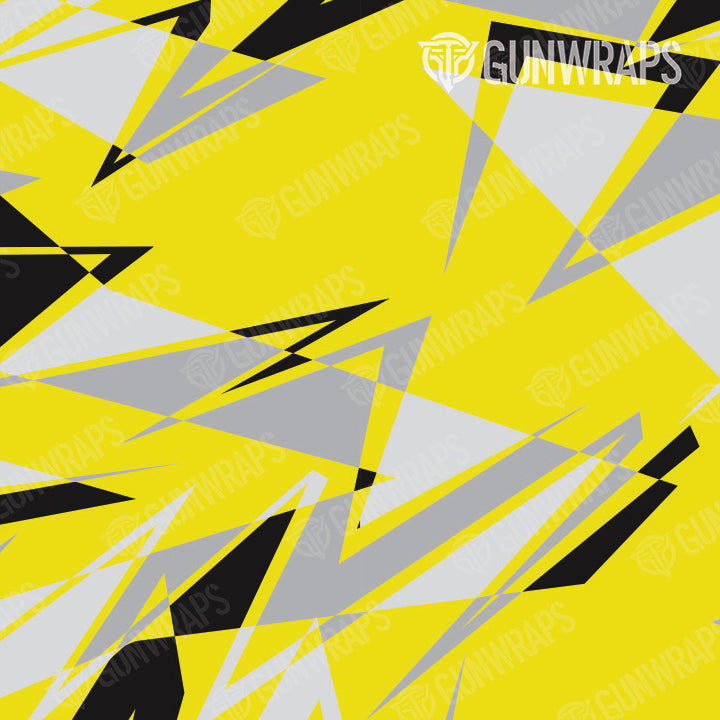 Universal Sheet Sharp Yellow Tiger Camo Gun Skin Pattern