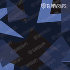 Tactical Shattered Blue Midnight Camo Gun Skin Pattern