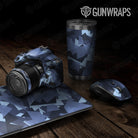 Shattered Blue Urban Night Camo Universal Sheet 