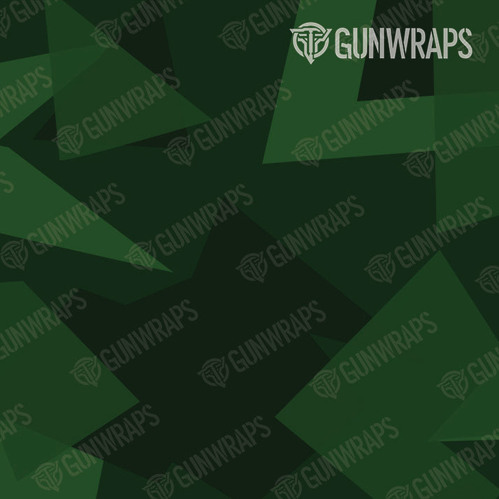 Knife Shattered Elite Green Camo Gear Skin Pattern