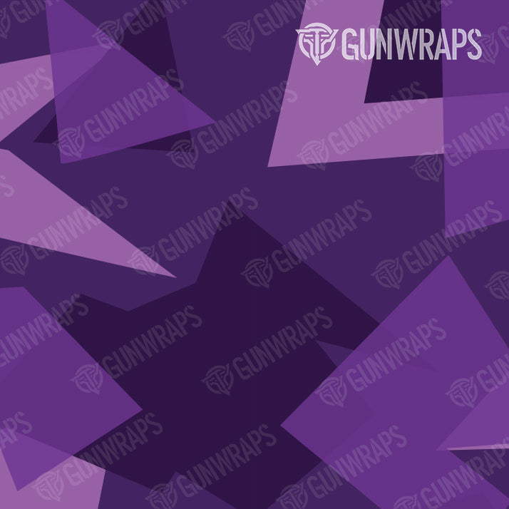 AR 15 Shattered Elite Purple Camo Gun Skin Pattern