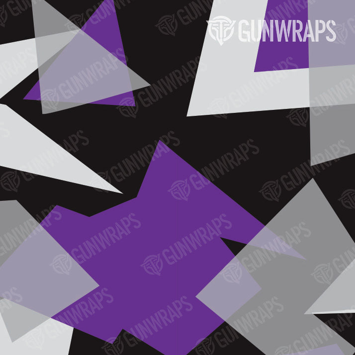 AK 47 Shattered Purple Tiger Camo Gun Skin Pattern