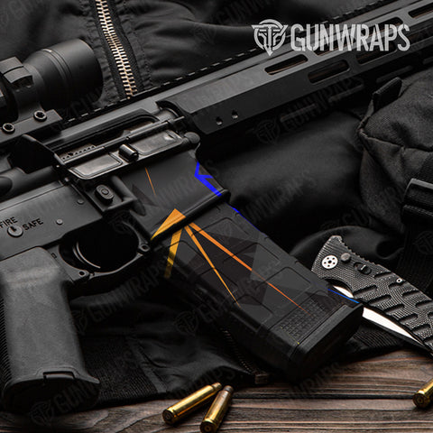 Shattered Laser AR-15 Mag & Mag Well Gun Skin Vinyl Wraps