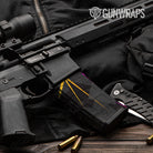 AR 15 Mag Shattered Laser Elite Black Heat Gun Skin Pattern