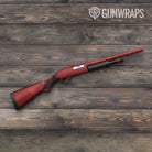 Shotgun Hex Electric Red Gun Skin Vinyl Wrap