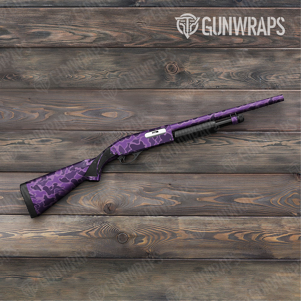 Old School Duck Elite Purple Gun Skin Vinyl Wrap
