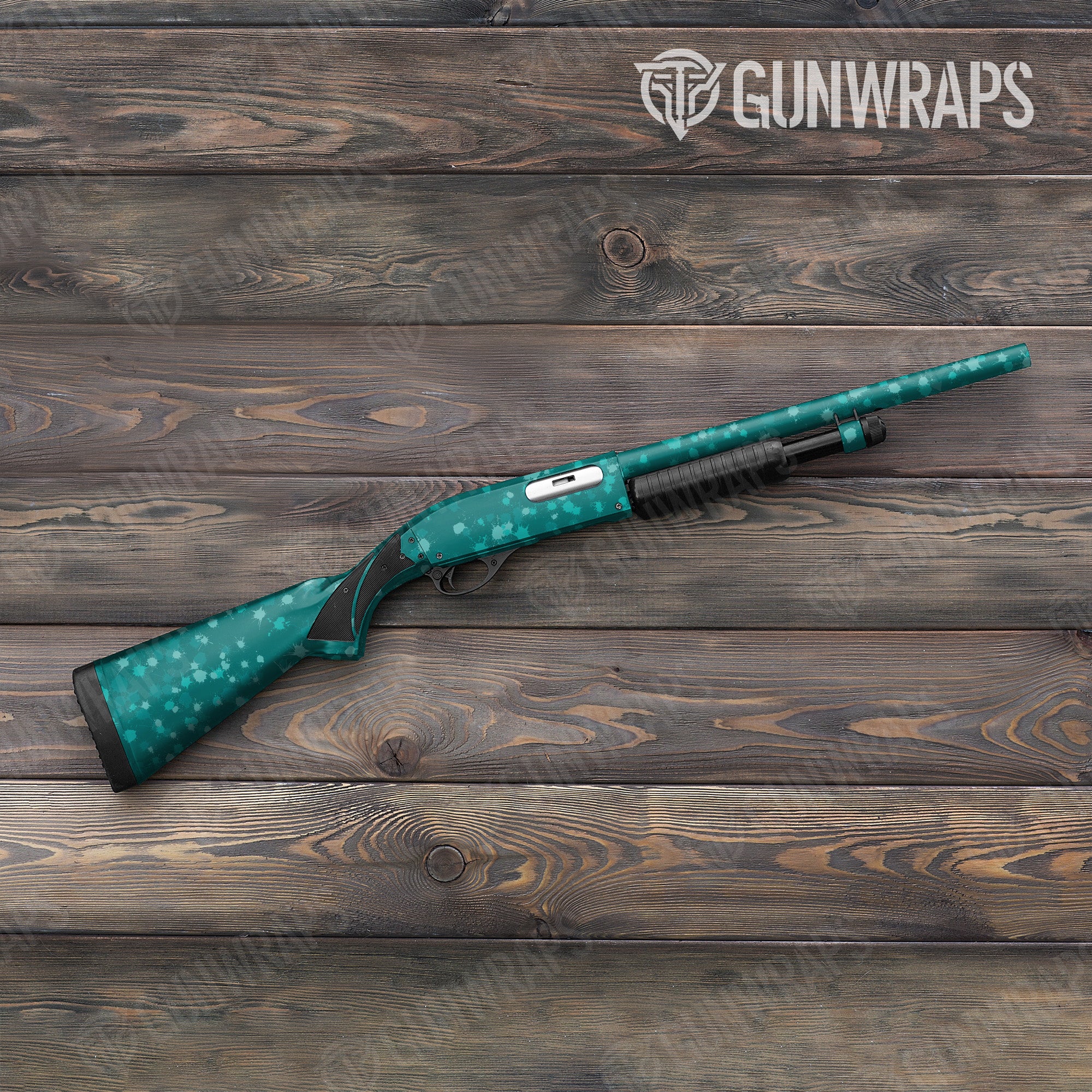 Shotgun Paintball Elite Tiffany Blue Gun Skin Vinyl Wrap