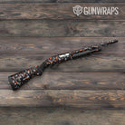 Shotgun Paintball Orange Tiger Gun Skin Vinyl Wrap