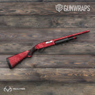 Shotgun Realtree Fishing Red Camo Gun Skin Vinyl Wrap