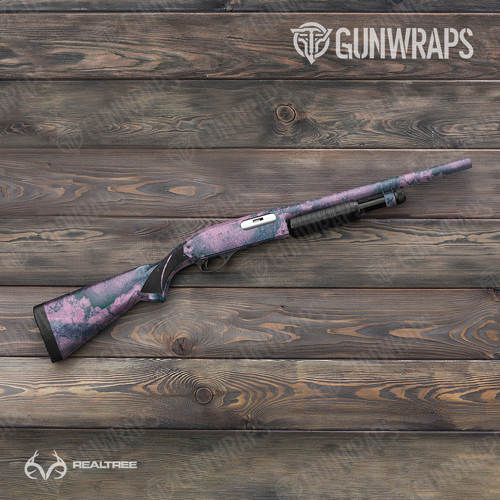 Shotgun Realtree XTREME Lavender Haze Camo Gun Skin Vinyl Wrap