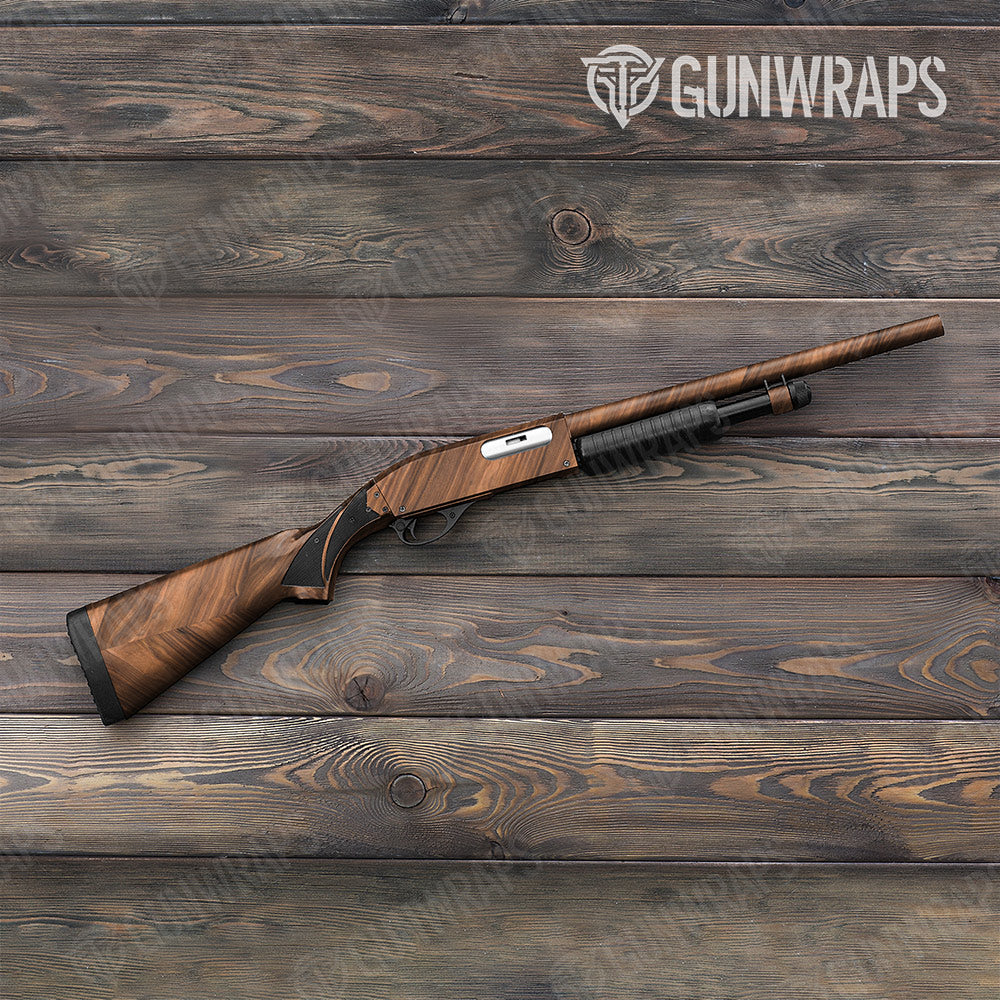 Woodgrain Dallas Gun Skin Vinyl Wrap